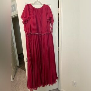 Burgundy Bridesmaid Dress